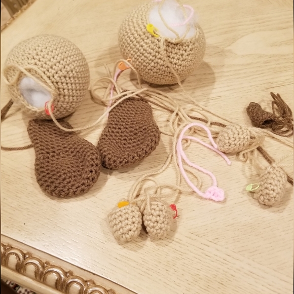 SOLD Crochet Puppy Dog with Collar - Picture 9 of 10